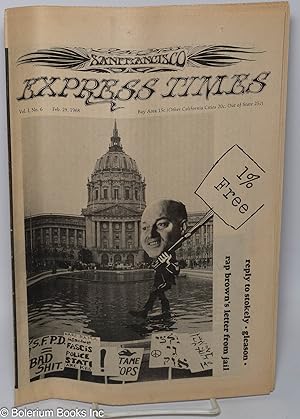 Seller image for San Francisco Express Times: vol. 1, #6, February 29, 1968: 1% Free for sale by Bolerium Books Inc.