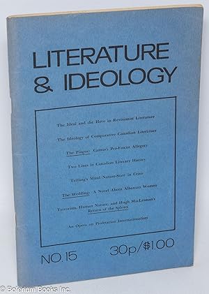 Imagen del vendedor de Literature & Ideology: No. 15 a la venta por Bolerium Books Inc.