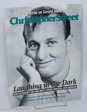 Image du vendeur pour Christopher Street: vol. 14, #11, December 9, 1991, whole #167; Laughing in the Dark mis en vente par Bolerium Books Inc.