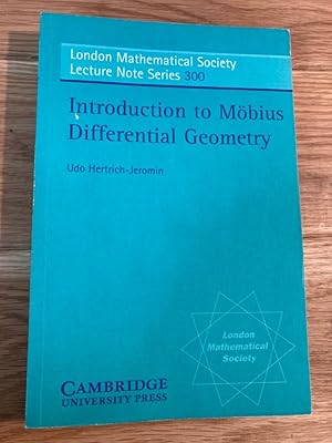 Bild des Verkufers fr Introduction to Mbius Differential Geometry. zum Verkauf von Plurabelle Books Ltd