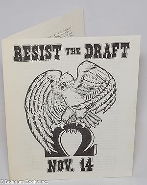 Resist the draft, Nov. 14