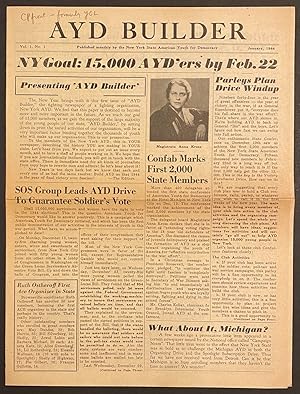 AYD Builder. Vol. 1 no. 1 (January, 1944)