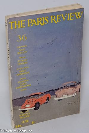 Immagine del venditore per The Paris Review: vol. 9, #36, Winter 1966 venduto da Bolerium Books Inc.