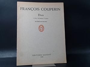 Bild des Verkufers fr Francois Couperin. Duo G-Dur / Sol majeur / G major. zum Verkauf von Antiquariat Kelifer