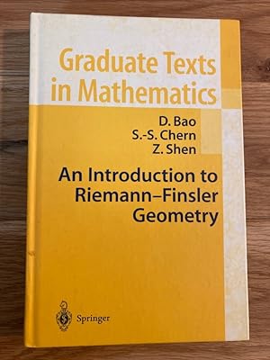 Image du vendeur pour An Introduction to Riemann-Finsler Geometry. mis en vente par Plurabelle Books Ltd