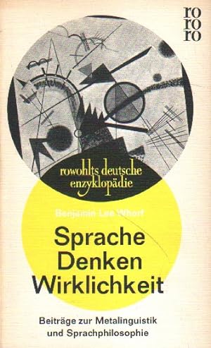 Seller image for Sprtache, Denken, Wirklichkeit. for sale by Versandantiquariat Boller