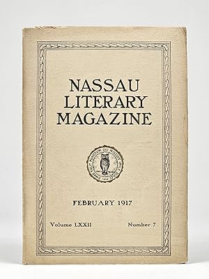 [The Spire and the Gargoyle] and [Rain Before Dawn (Verse)] in The Nassau Literary Magazine, Febr...