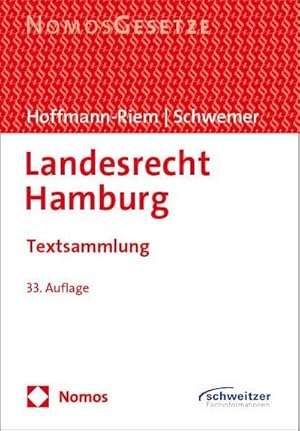 Imagen del vendedor de Landesrecht Hamburg a la venta por BuchWeltWeit Ludwig Meier e.K.