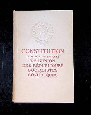 Image du vendeur pour Constitution Loi fondamentale de l'Union des Rpubliques socialistes sovitiques Cinquime lgislature mis en vente par LibrairieLaLettre2