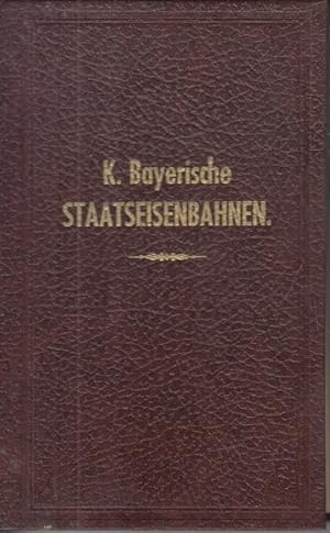 Königlich bayerische Staatseisenbahn. Sammlung der Bildfahrpläne. Sommerfahrordnung 1895. numerie...