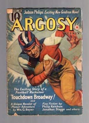 Imagen del vendedor de Argosy Weekly for November 4th, 1939 // The Photos in this listing are of the magazine that is offered for sale a la venta por biblioboy