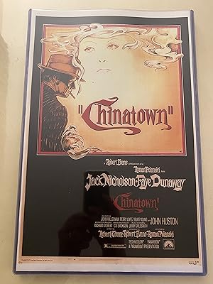 Chinatown 11" x 17" Poster in Hard Plastic Sleeve, Jack Nicholson, Nice!