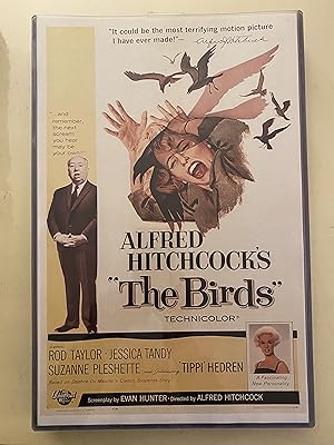 The Birds 11" x 17" Poster in Hard Plastic Sleeve, Alfred Hitchcock, Nice!