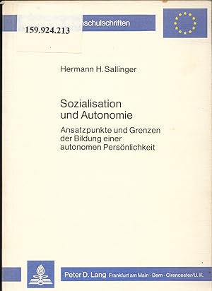 Seller image for Sozialisation und Autonomie for sale by avelibro OHG