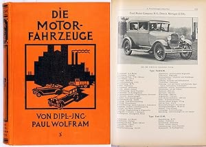 Bild des Verkufers fr Die Motorfahrzeuge, ihre Konstruktion, ihr Betrieb und ihre Behandlung. Ein praktisches Handbuch fr Fahrzeugbesitzer, Kraftwagenfhrer und Automobilschlosser. zum Verkauf von Antiquariat Peter Fritzen