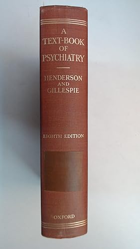 Seller image for A Text-Book of Psychiatry for Students and Practitioners - Oxford Medical Publications, for sale by Antiquariat Maiwald