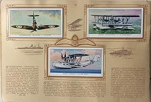 Image du vendeur pour Aircraft of the Royal Air Force. Set of cigarette cards in album mis en vente par R.G. Watkins Books and Prints