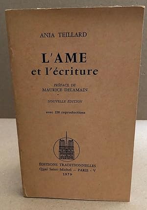 L'ame et l'écriture