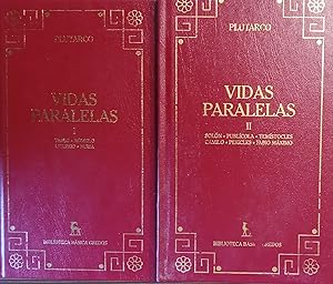 Vidas Paralelas , tomo I (Teseo-Rómulo y Licurgo-Numa) y tomo II (Solón- Publícola, Temístocles-C...