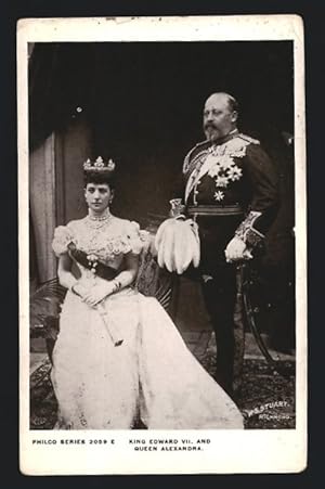 Postcard King Edward VII. and Queen Alexandra