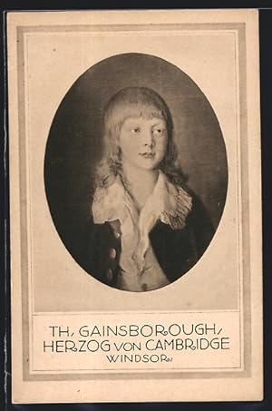 Postcard Th. Gainsborough, Herzog von Cambridge, Windsor
