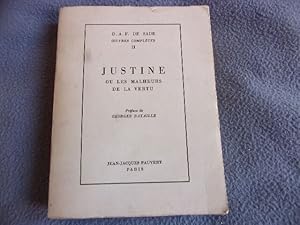 Image du vendeur pour Oeuvres compltes tome 2 Justine ou les malheurs de la vertu mis en vente par arobase livres