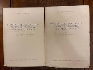 Storia dell'economia sociale in Toscana nel Medio Evo. Serie I, scritti storici, volume II e III....