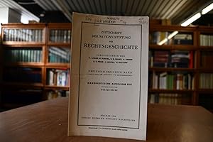 Bild des Verkufers fr Buchbesprechung: Per-Olov Ahren, Kyrkomte och synodalfrfattning; en studie i svensk kyrkfrfattningsdebatt 1827-1867). Sonderdruck aus: Zeitschrift der Savigny-Stiftung fr Rechtsgeschichte, 73. Band. zum Verkauf von Gppinger Antiquariat