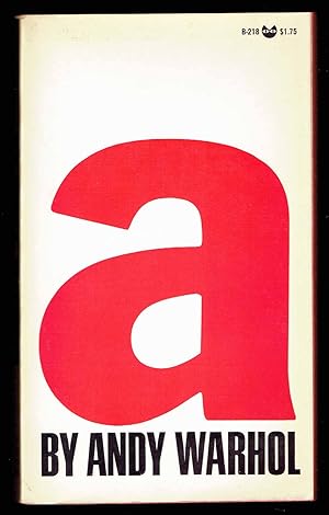 Imagen del vendedor de a :A Novel by Andy Warhol a la venta por Bookworks