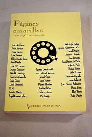 Imagen del vendedor de Pginas amarillas a la venta por Alcan Libros