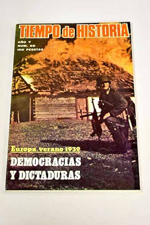 Bild des Verkufers fr TIEMPO DE HISTORIA. AO V, N.58:: Historias de africanos; La va nacionalista del capitalismo espaol; Lezama Lima: El lenguaje de la ausencia; Ciencia, enseanza y cambio ideolgico; Gimnez Caballero escribe para Radio Nacional: Oyendo el acorden en la radio; La mujer que invent la censura; Espaa 1949; Miguel Servet: Personalidad y temple de un hombre genial; Zapata, tierra y revolucin; Ben Bella: La frustracin de un lder; La potencia militar de los Estados Unidos: Desde las milicias de 1776 a la guerra de Vietnam; Europa, verano de 1939: Democracia y dictaduras; En torno al estudio de la represin franquista zum Verkauf von Alcan Libros