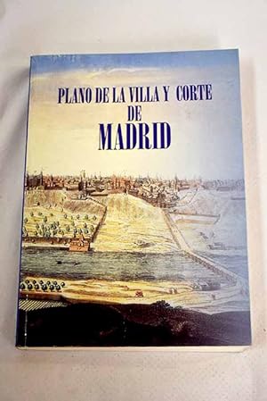 Bild des Verkufers fr Plano de la villa y corte de Madrid zum Verkauf von Alcan Libros