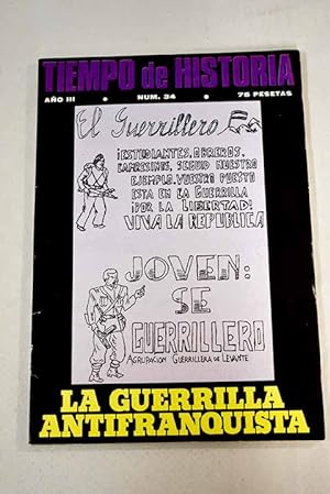 Bild des Verkufers fr TIEMPO DE HISTORIA. AO III, N.34 Edicin de Madariaga:: La guerrilla antifranquista: Miguel Hernndez: ?Un ao de guerrillas en Galicia?; La guerrilla antifranquista; La vida cotidiana en la Venecia de Casanova; "Estudios de Historia Social"; Agricultura y sociedad; Vidas a caballo; De la objetividad en la Historia; Espaa vista por un hombre honesto; Los sindicatos "amarillos"; Clara Zetkin: Entre el feminismo y la revolucin; Espaa 1947; Foucault frente a Marx: Anatoma histrico-poltica del orden burgus; El conflicto fronterizo chino-sovitico; La Mano Negra en Galicia; Cmo surgieron los cafs-teatro de Madrid: El teatro en la Revolucin de Septiembre; En el 150 aniversario de su muerte: Beethoven, nuestro contemporneo; La ?Generacin del 27?: todo el espritu de una poca; El hun zum Verkauf von Alcan Libros