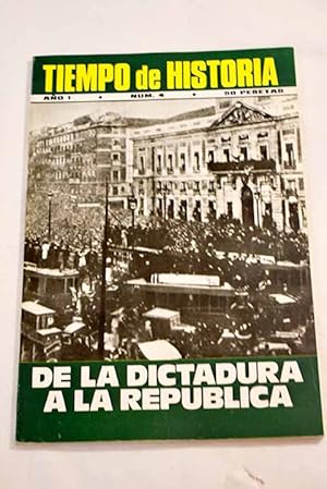 Seller image for TIEMPO DE HISTORIA. AO I, N.4:: La verdad es que no s a qu vamos?; Jos Antonio y la Alemania nacional-socialista; Jos Antonio y la Alemania nacional-socialista; La necesidad del "hroe": "Dillinger"; La clase obrera en Granada: Un estudio regional; Historia de la arqueologa; Historia del Pas Valenciano: "Arguments"; Bonafoux, en la senda de Larra; Historia social y econmica de la Europa medieval; Espaa 1945; Cronologa de San Juan de la Cruz; Miserere para medio fraile (Boceto de homenaje al poeta San Juan de la Cruz); Clasificado como "Criminal de Guerra n 32" por los aliados: El Gran Muft de Palestina; Revisin de la CNT; Los anarquistas rusos; 1212: En busca de la Jerusalen celestial: Las cruzadas de los nios; Galds, 1901: El estreno "de Electra"; Madrid, 1936-Collioure, 19 for sale by Alcan Libros