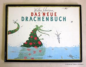 Bild des Verkufers fr Das neue Drachenbuch. O.O., NSB Buch + Phono Club (Lizenz: Insel), ca. 1981. Quer-kl.-4to. Durchgehend farbig illustriert. 11 Bl. Illustrierter Or.-Pp.; Ecken minimal bestoen. zum Verkauf von Jrgen Patzer