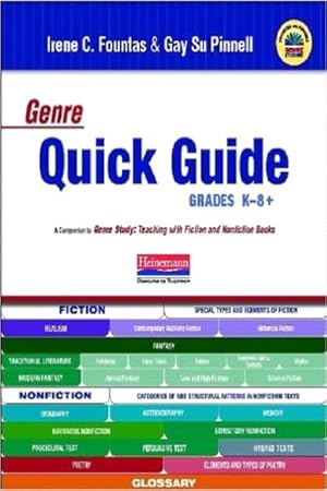 Image du vendeur pour Genre Quick Guide K-8 mis en vente par ZBK Books
