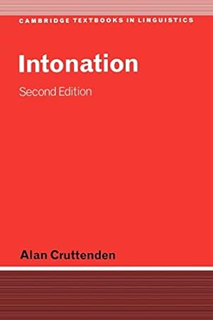 Immagine del venditore per Intonation (Cambridge Textbooks in Linguistics) venduto da ZBK Books