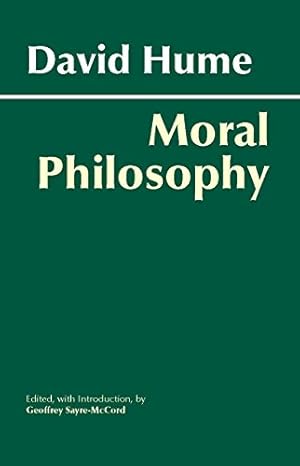 Seller image for Hume: Moral Philosophy (Hackett Classics) for sale by ZBK Books