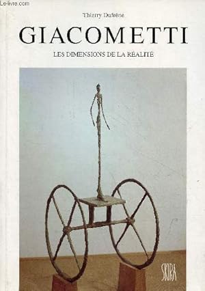 Imagen del vendedor de Alberto Giacometti les dimensions de la ralit. a la venta por Le-Livre