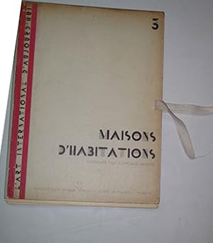 Maisons d'habitations. Présenté par Alphonse Barrez.Art international d'aujourd'hui, vol. 3. Firs...