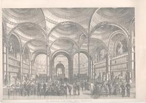 Seller image for New Reading-Room at the Imperial Library, Paris, from ?The Illustrated London News?, October 24, 1868. for sale by Wittenborn Art Books