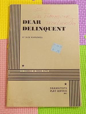 Dear Delinquent.