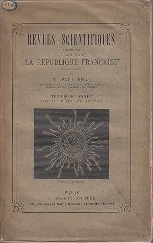 Revues scientifiques publiées par le journal La République Française, troisième année, sous la di...