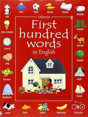 Imagen del vendedor de First Hundred Words in English (Usborne First Hundred Words) a la venta por WeBuyBooks 2