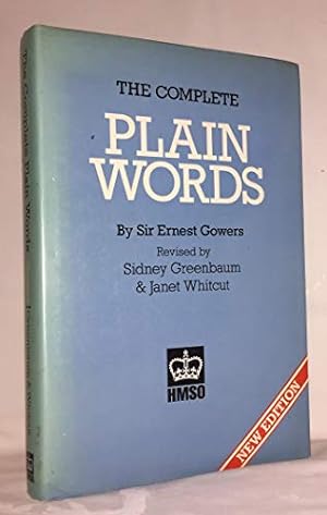 Imagen del vendedor de The Complete Plain Words (HMSO Hardback) a la venta por WeBuyBooks