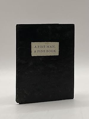 A Fine Man, A Fine Book