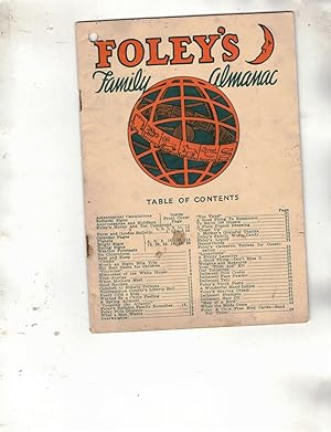 Image du vendeur pour Foley's Family Almanac mis en vente par Wickham Books South