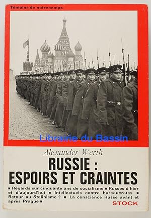 Image du vendeur pour Russie : espoirs et craintes mis en vente par Librairie du Bassin