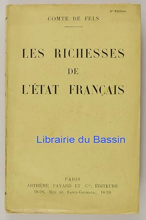 Immagine del venditore per Les richesses de l'tat franais venduto da Librairie du Bassin