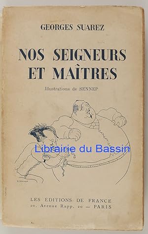 Bild des Verkufers fr Nos seigneurs et matres zum Verkauf von Librairie du Bassin